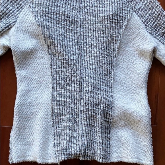 Anthropologie cream,black, and gold glimmered tweed jacket. - Picture 7 of 7